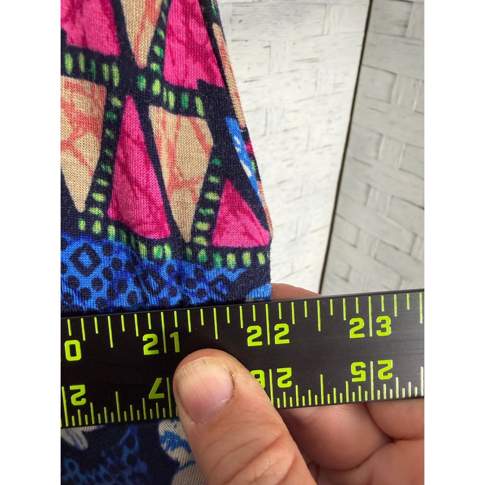 Meadow Rue Anthropologie Dress Mixed Floral Geometric V-Neck travel, tropical - Picture 7 of 11